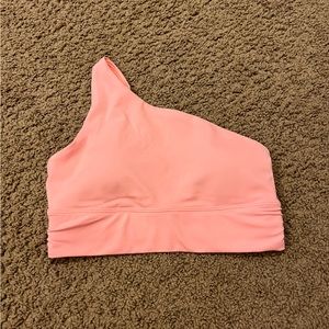 Athleta one shoulder longline sports bra!